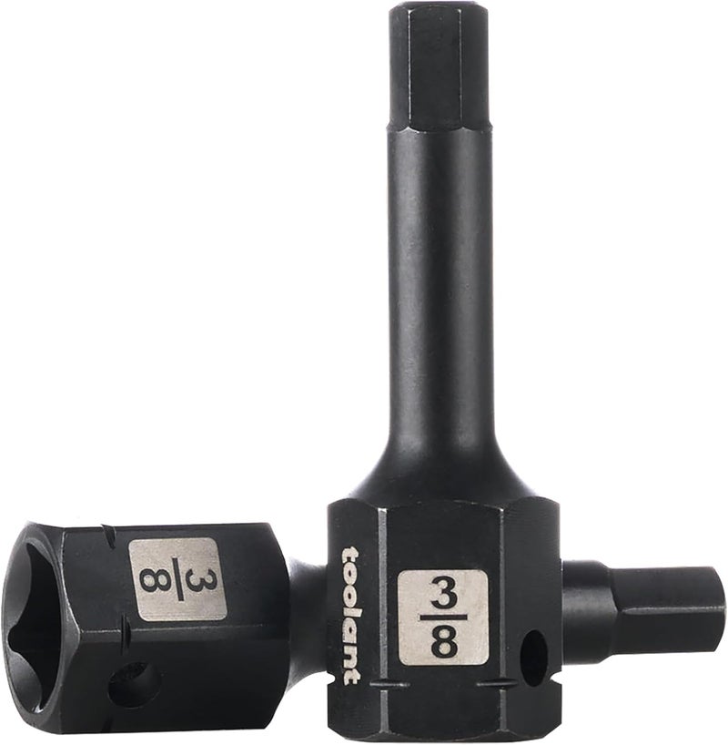 toolant مجموعة مفاتيح سداسية 2PCS بمقاس 1/2" و 3/8" - Image 1